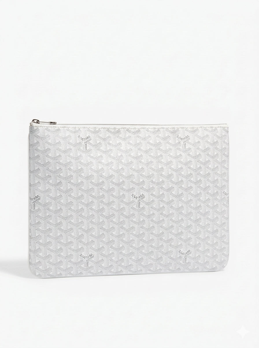 goyard I קלאץ לבן