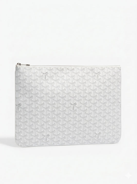 goyard I קלאץ לבן